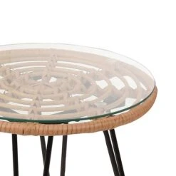 Idooka Rattan Bistro Set -Eden Yard Zone X67000030.Materials