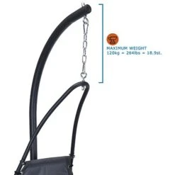 Idooka Hanging Lounger Chair 13 Idooka Hanging Lounger Chair -Eden Yard Zone X80000011.Weight