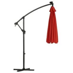 Solar LED Cantilever Parasol -Eden Yard Zone g0588 21