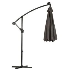 Solar LED Cantilever Parasol -Eden Yard Zone g0588 4