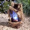 Serenity Table-top Tree Trunk Waterfall Water Feature 1 Serenity Table-top Tree Trunk Waterfall Water Feature -Eden Yard Zone g3964 2