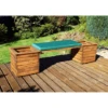Deluxe Planter Bench -Eden Yard Zone hb127