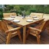 8 Seater Square Table Set With 4 X Benches 1 8 Seater Square Table Set With 4 X Benches -Eden Yard Zone hb81